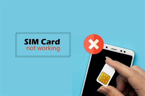 sim card not working